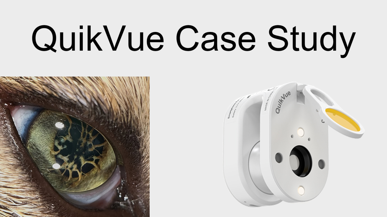 QuikVue Vet Case Share - أغشية الحدقة المستمرة (PPMs)